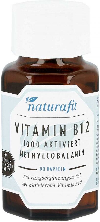 Naturafit Vitamin B12 1000 [my]g aktiviert Kapseln