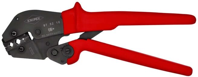 Pinces à sertir, également pour prise à deux mains Knipex (97 52 10)