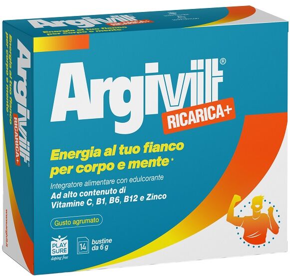 AESCULAPIUS FARMACEUTICI Srl Argivit Ricarica+, 14 bustine