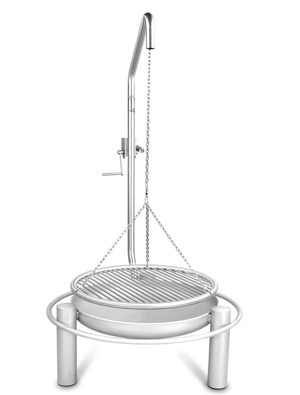 Libatherm Edelstahl-Schwenkgrill 60 cm Grillgalgen und Feuerschale