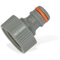 Kunststoff Steckkupplung 1/2 Zoll 21mm Hahnstück Hahnverbinder Adapter Hahn