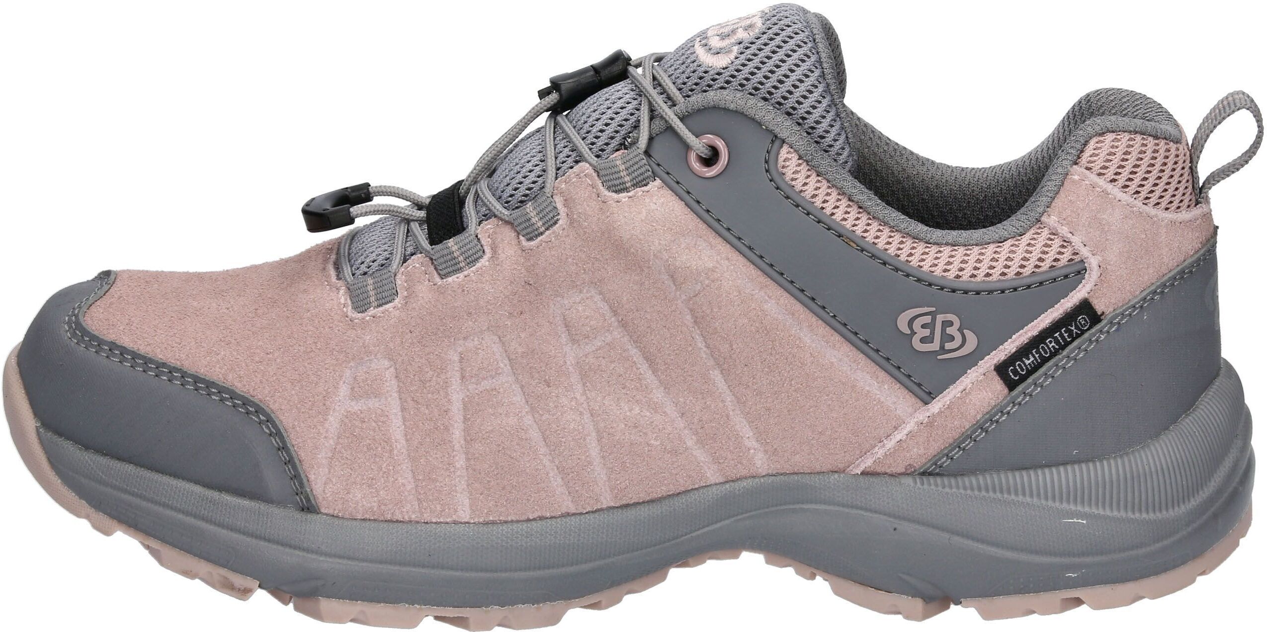 Outdoorschuh BRÜTTING "Outdoorschuh Mount Harvard Low", Damen, Gr. 41, rosa, Veloursleder, Schuhe Outdoorschuh