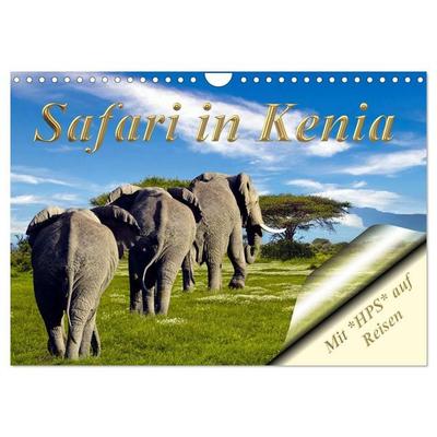 Safari in Kenia (Wandkalender 2027 DIN A4 quer), CALVENDO Monatskalender