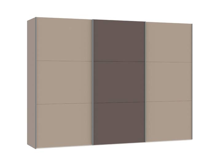 Kleiderschrank Arena Schwebetüren nougat Holzwerkstoff B 303 cm - Schweizer Möbelhersteller