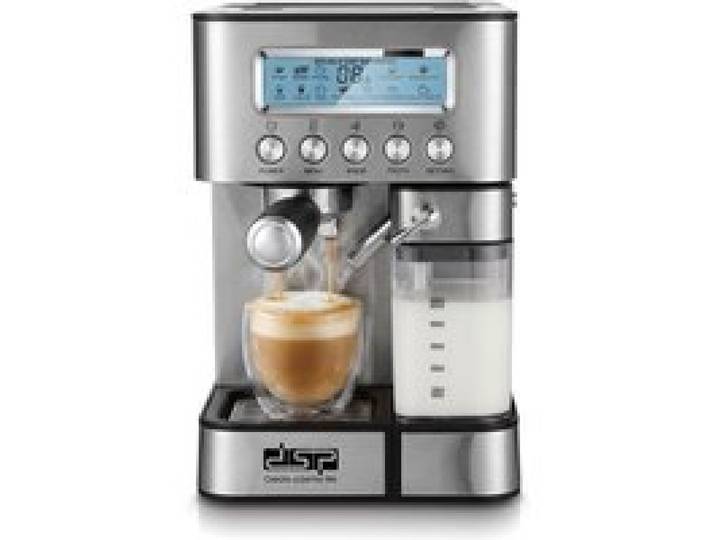 Machine à Expresso Automatique-DSP3141-1350W-15 Bar-LCD Grand Ecran-1 8 L- Fonctions complètes-Boîte à lait 500 ml
