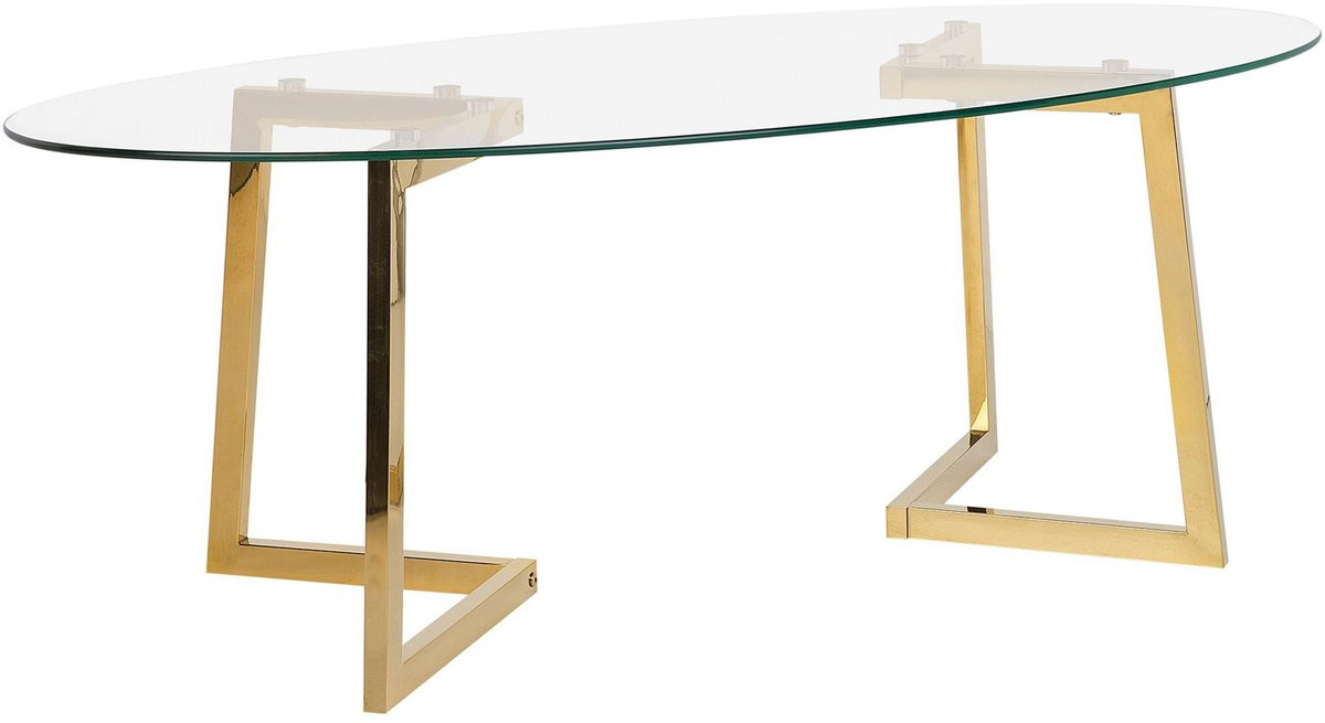 FRESNO Salontafel - Goud - Glas