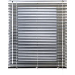 JALOUSIE venetianische mit Silber Zugschnu 180X180