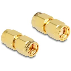 DELOCK Adapter RP-SMA Stecker zu RP-SMA Stecker