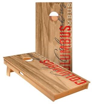 Skip's Garage Columbus Gameday Cornhole Boards
