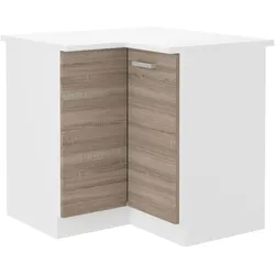Küchen Eckunterschrank 89x89 cm für das Modell „Dave 240 Eiche Sonoma Trüffel“