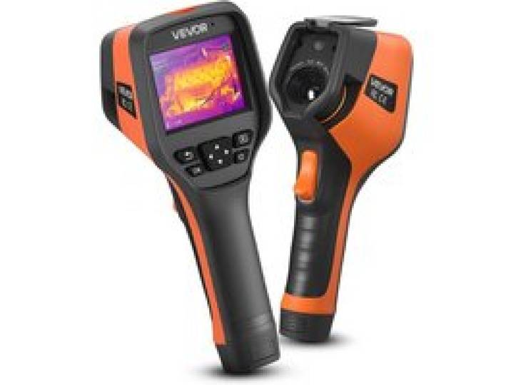 VEVOR warmtebeeldcamera, 384x288 IR-resolutie, warmtebeeldcamera met 5MP zichtbare camera, vernieuwingsfrequentie van 30 Hz, infraroodcamera met 3,5 inch touchscreen, -20 tot 50 °C, wifi-ondersteuning