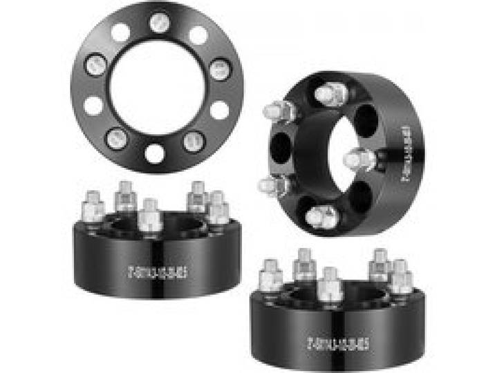 VEVOR Élargisseur de Voie 4PCs Épaisseur 51 mm, Entretoises de Roue 5 Boulons, Modèles de Boulons 127x114 mm, Alésage Diamètre de 82,5 mm, Goujons 1/2 -20, Compatible avec Jeep et Ford 1984-2018