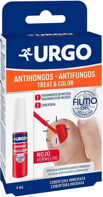 Urgo Antifungos Treat & Color Filmogel Vermelho 4ml