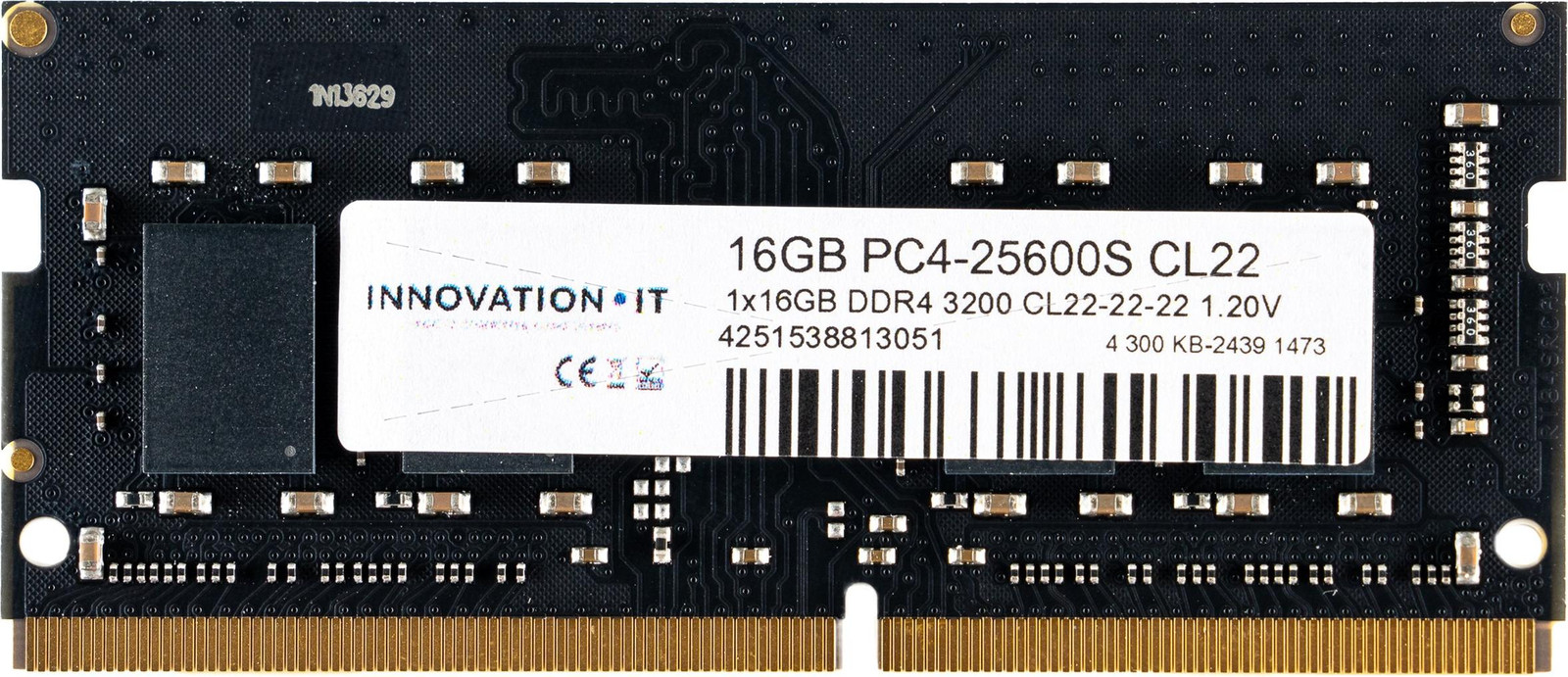 Innovation IT DDR4 3200 RAM 16GB SO-DIMM CL22-22-22 1.2V 8-chip