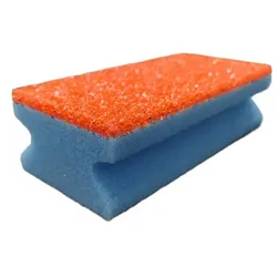 Polyesterschwamm Arcora LONGLIFE blau/orange 150x70x45 mm, vielseitig einsetzbar und kratzfrei