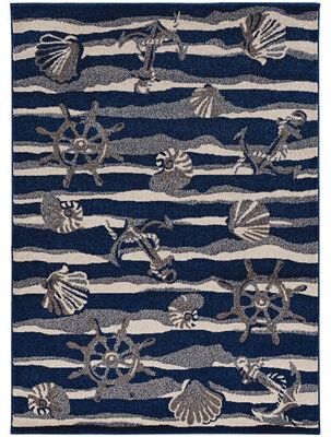 Domani Luxe Nautical Outdoor Area Rug