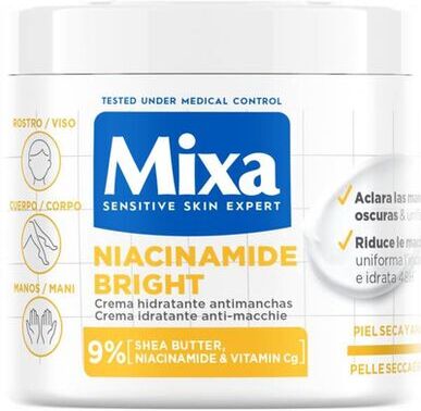 Mixa Niacinamide Bright Crema Hidratante Antimanchas 400 ml