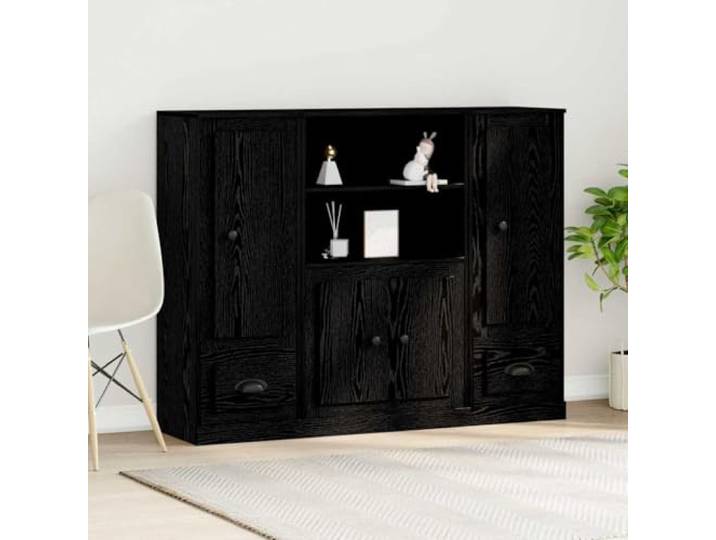 HEFZGDB Weiße Highboards aus Holzwerkstoff mit viel Stauraum für die Einrichtung, stilvolle Highboards 1 STK. aus langlebigem Holzwerkstoff mit zeitlosem Design als praktischer Schrank