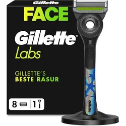 Gillette, Rasierklingen, Labs Systemklingen 8er + Handstück Online Versandvariante Rasierklingen+Handstück (1x)