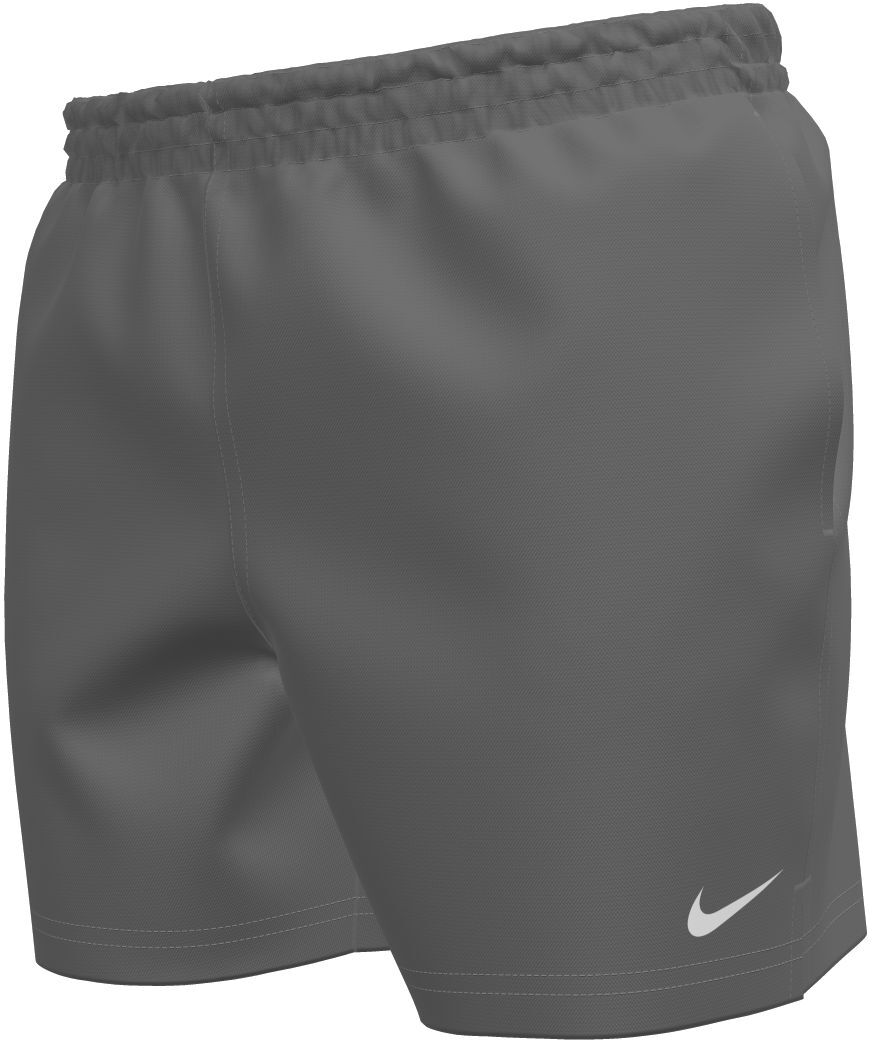 Badeshorts NIKE "5" VOLLEY SHORT", Herren, Gr. M (50), N-Gr, grau (cool grau), Web, Obermaterial: 100% Polyester, Badehosen Badeshorts, mit integrierter Mesh-Innenhose, mit seitlichen Taschen cool grau M (50), N-Gr