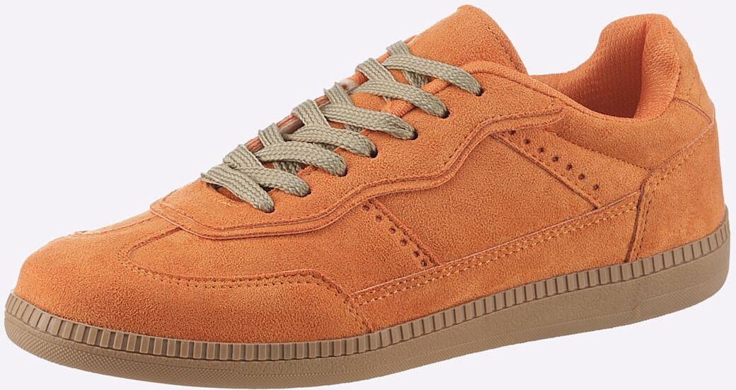 Sneaker HEINE, Damen, Gr. 41, orange, Synthetik, Schuhe Sneaker orange 41