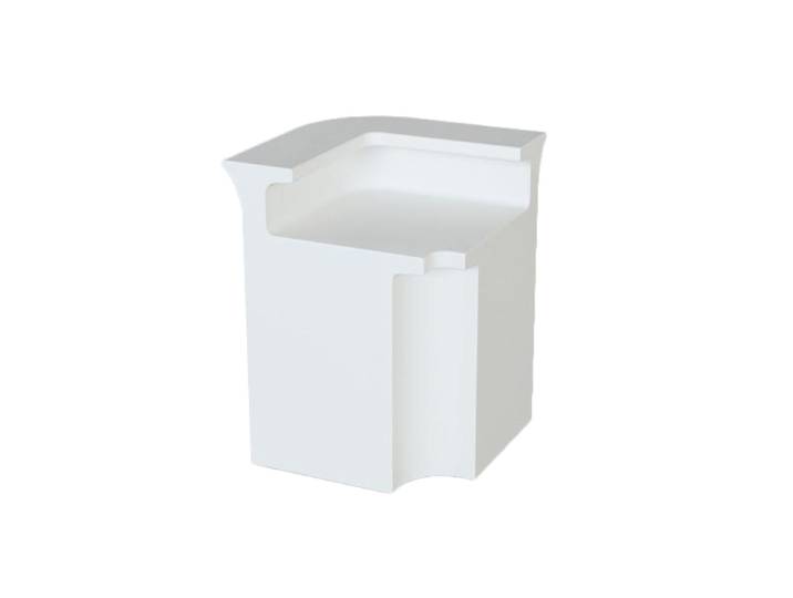 SLIDE comptoir de bar lumineux BREAK CORNER (Blanc - Polyéthylène)