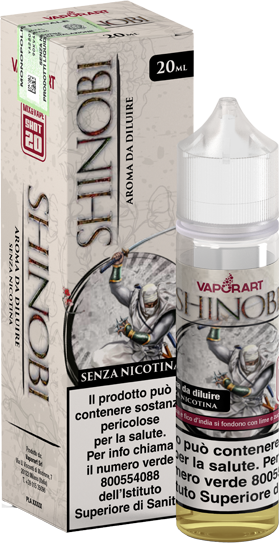 VaporArt Shinobi Liquido Shot 20ml Papaya Fico D'India Lime