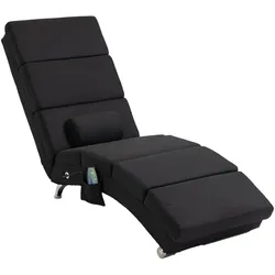 RELAXLIEGE mit 5 Massagemodi, Heizfunktion, Schwarz