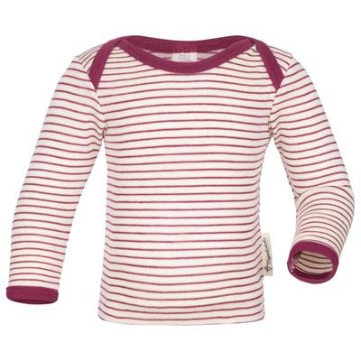 Engel - Baby-Schlupfhemd Langarm - Merinounterwäsche Gr 62/68 rosa