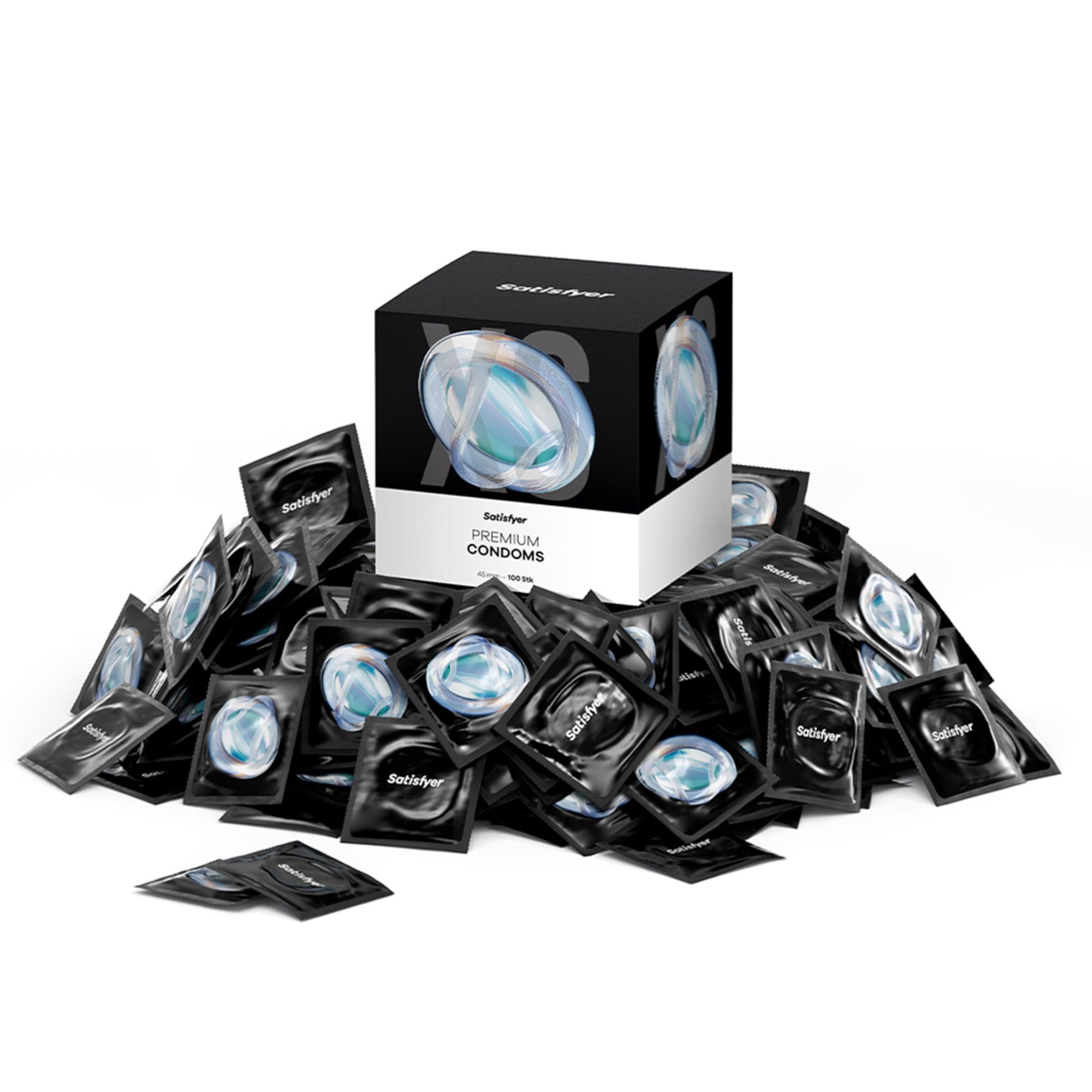 Satisfyer Kondome XS, 100 Stück, 45 mm