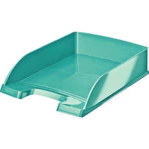 Leitz Briefablage 5226-30-51, WOW, A4, eisblau, stapelbar, Kunststoff