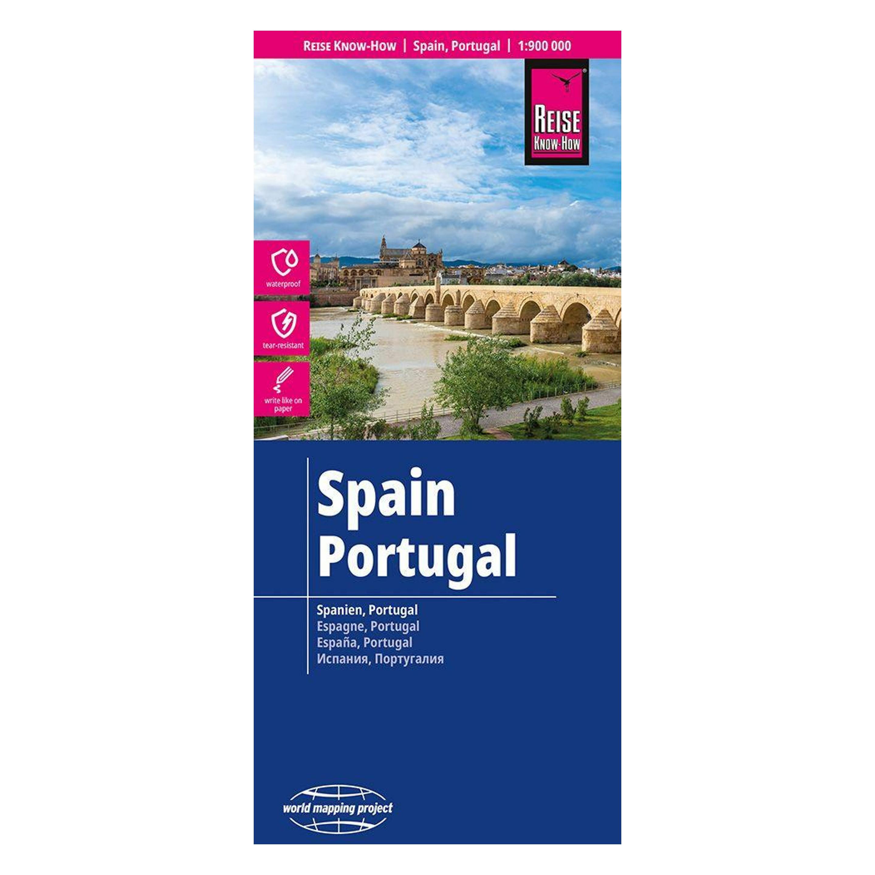 Reise Know-How Landkarte Spanien, Portugal | Spain, Portugal (1:900.000) (65428911)