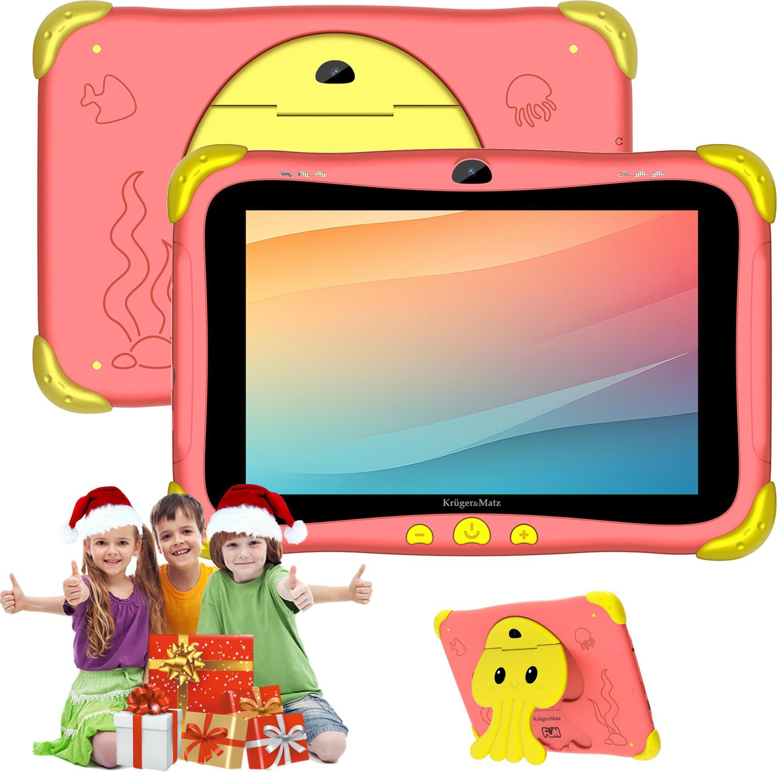Krüger&Matz PC Tablet voor kinderen model FUN 808 rood