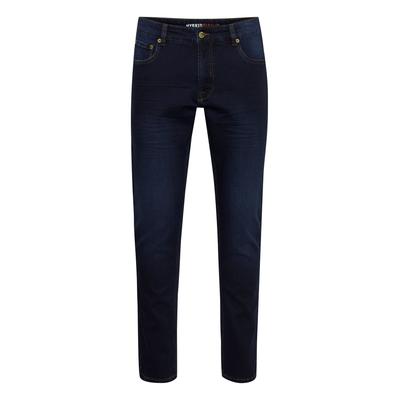 5-Pocket-Jeans SOLID "5-Pocket-Jeans SDTulio", Herren, Gr. 31, Länge 34, blau (dunkelblau denim), Obermaterial: 80% Baumwolle CO. 18% Polyester PES. 2% Elasthan EL., Hosen 5-Pocket-Jeans