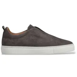 Hackett London für Herren. HMS200098 Vision Sneaker aus Wildleder in Grau (42), Wohnung, Spaltleder, Keine, Lässig
