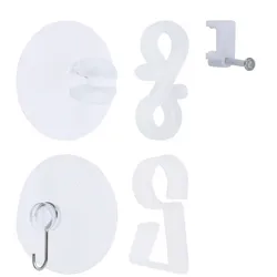 WellHome - 202-teiliges Weihnachtsbeleuchtungs-Montageset – für die Außendekoration in Weiß
