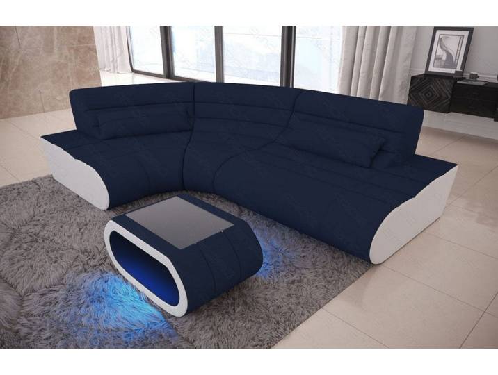 Mini Stoff Ecksofa Concept L-Form