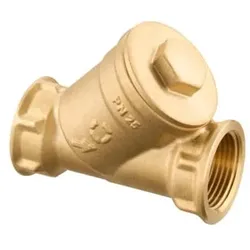 Oventrop, Zubehör Sanitärinstallation, Schmutzfänger PN25 DN32, 1 1/4"IG, Siebeinsatz 0.6,Ms