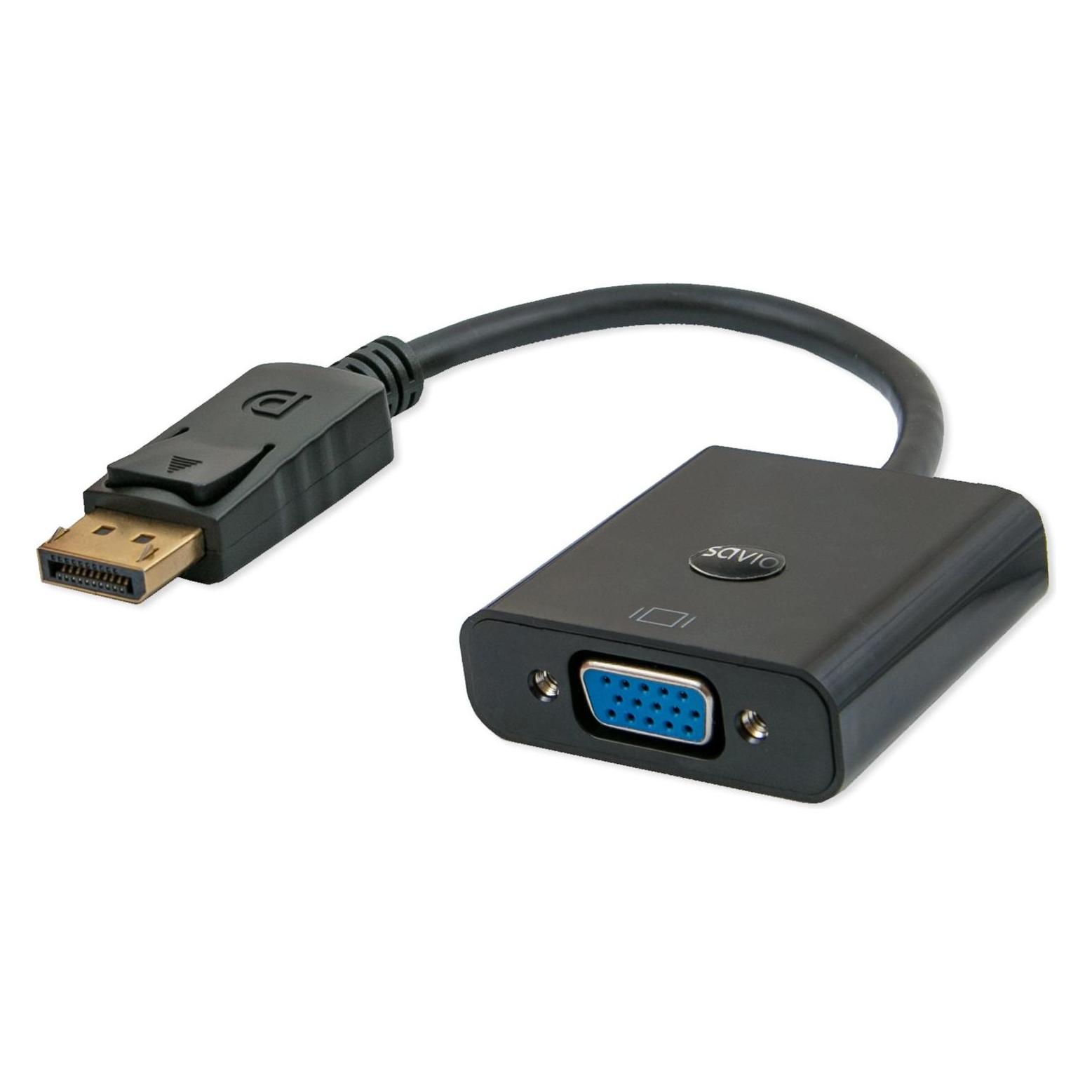 Savio CL-90 Videokabel-Adapter DisplayPort VGA (D-Sub) (VGA, 20 cm) (CL-90)