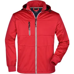Herren Maritime Jacke "JN1078" - M - red/navy/white