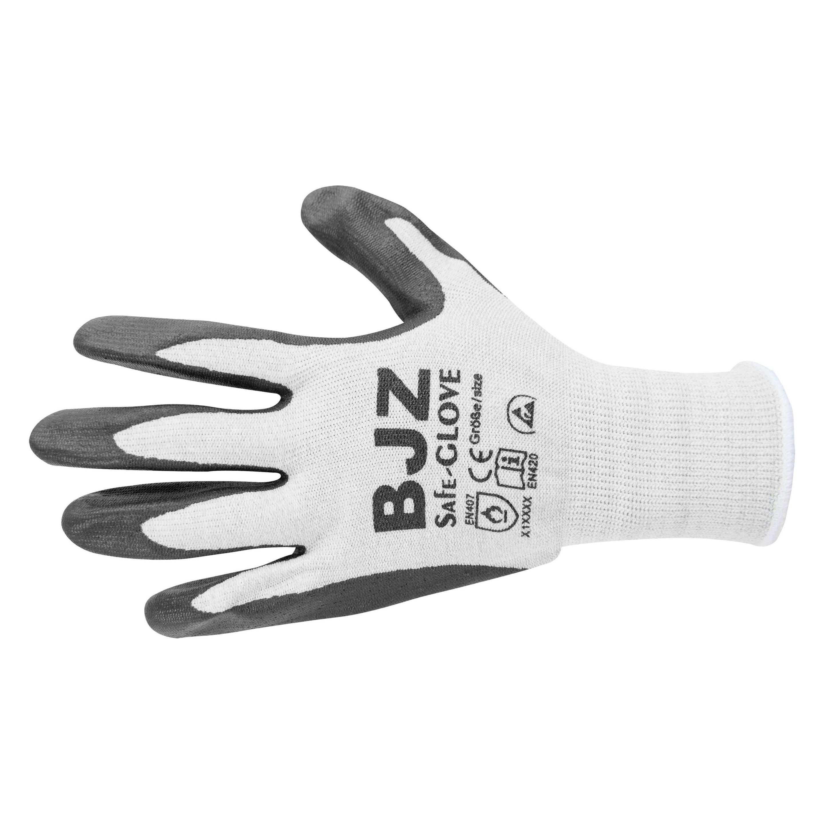 BJZ A-64490 ESD-Handschuh hitzebeständig Kleider-Grösse: XXL Polyamid, Carbonisie (XXL) (A-64490)