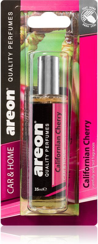 Areon Perfume Californian Cherry désodorisant voiture avec vaporisateur 35 ml