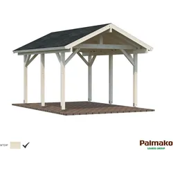 Palmako Carport Robert 11,7 m2 Transparent tauchimprägniert Holzcarport