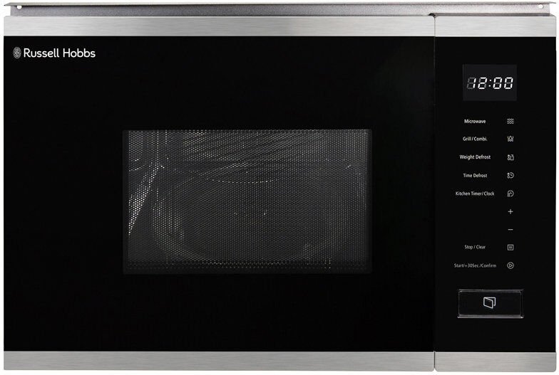 Russell Hobbs Rhbm2002B Digital Microwave & Grill 20L, Stainless Steel 38.6cm H X 59.4cm W X 31.7cm D