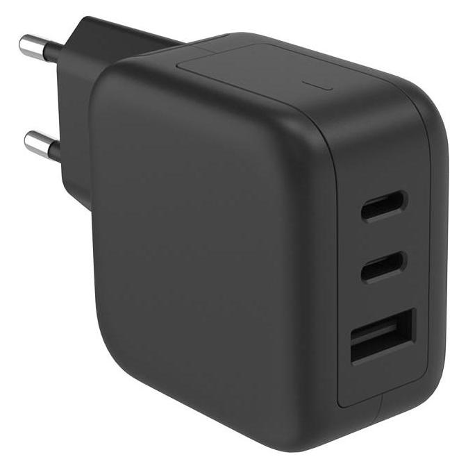 HQ Power USB-Schnellladeger?t mit GaN Fast Technology - 3 Ausg?nge - USB-A & 2 x USB-C - 67W (67 W, 3 Ports) (PSS6EUSB51)