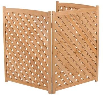 Kodotan sofa "3-Panel Outdoor Air Conditioner Fence Screen, Outside Wood Privacy Fence, 32"" W x 38"" H"
