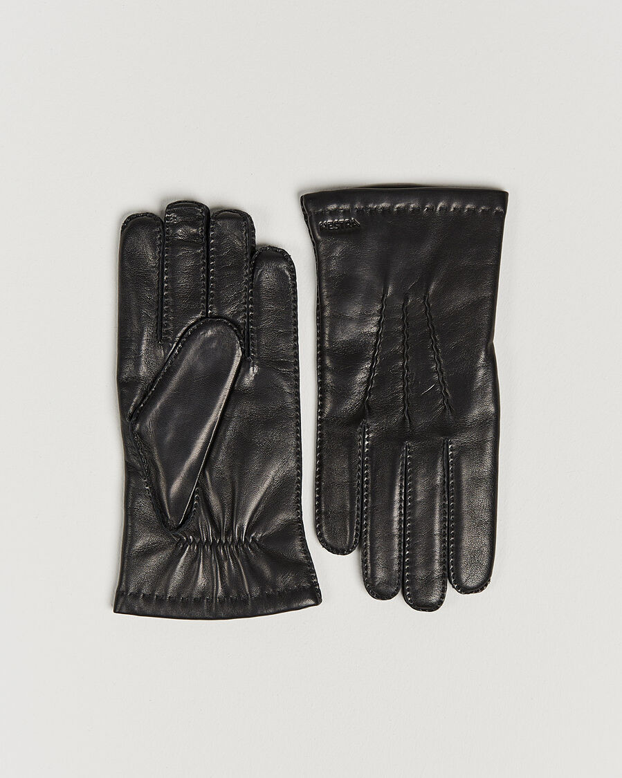 Hestra Edward Wool Lined Glove Black men 9 Sort