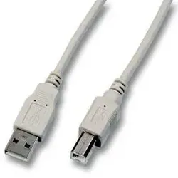 EFB Elektronik 1.8m, USB A - USB B, M/M USB Kabel USB 2.0 1,8 m Grau