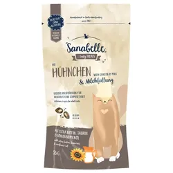 Sanabelle Knusperkissen Huhn & Milch | 55g Katzensnack