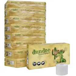 Dundee Toilettenpapier 3-lagig 72 Rollen (9 Pack à 8 Rollen) weiß